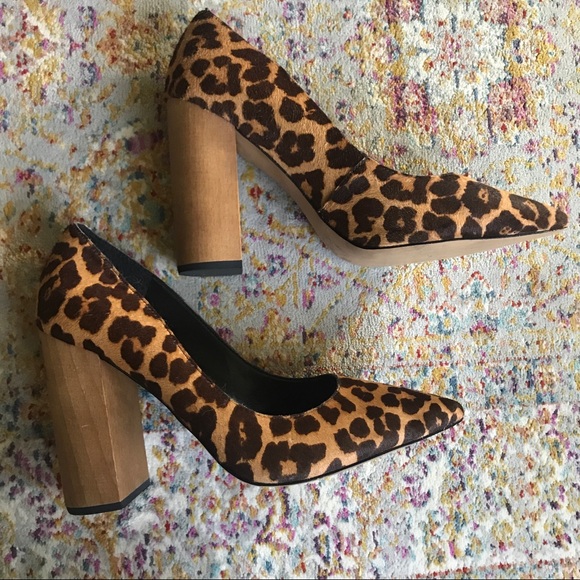 1 state leopard heels